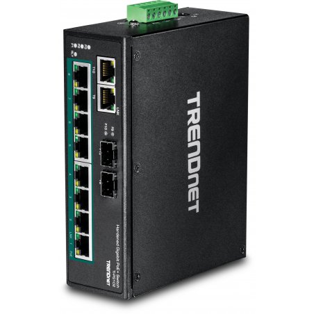 Trendnet TI-PG102 commutateur réseau Non-géré Gigabit Ethernet (10/100/1000) Connexion Ethernet, supportant l'aliment