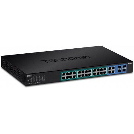 28-PORT GIGABIT WEB SMART POE+ SWITCH (370W)