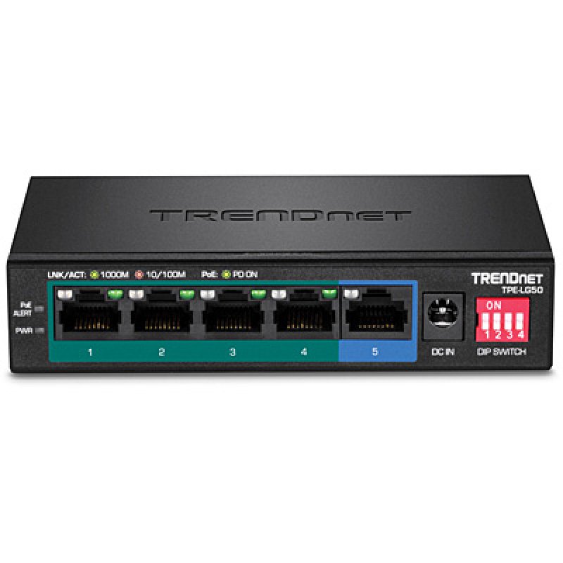 5-PORT GIGABIT LONG RANGE POE+ SWITCH