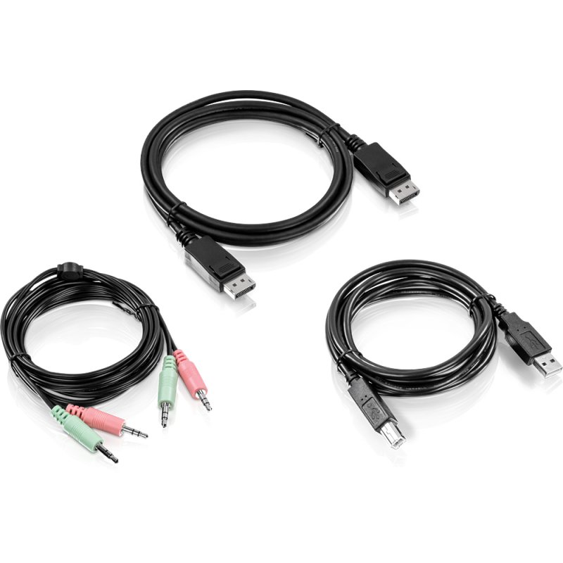 6 FT.DISPLAYPORT USB AND AUDIO KVM CABLE KIT