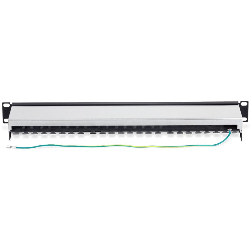16-PORT CAT6A SHIELDED PATCH PANEL