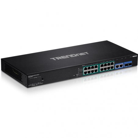 Trendnet TPE-3018LS commutateur réseau Géré Gigabit Ethernet (10/100/1000) Connexion Ethernet, supportant l'alimentat