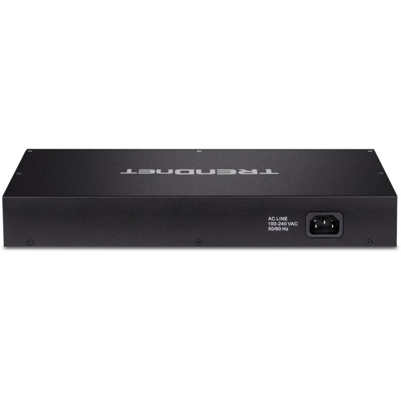 Trendnet TPE-3012LS network switch Managed Gigabit Ethernet (10/100/1000) Power over Ethernet (PoE) 1U Black