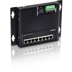 8-PORT INDUSTRIAL GIGABIT POE+ WALL-MOUNT FRONT ACCESS SWITCH