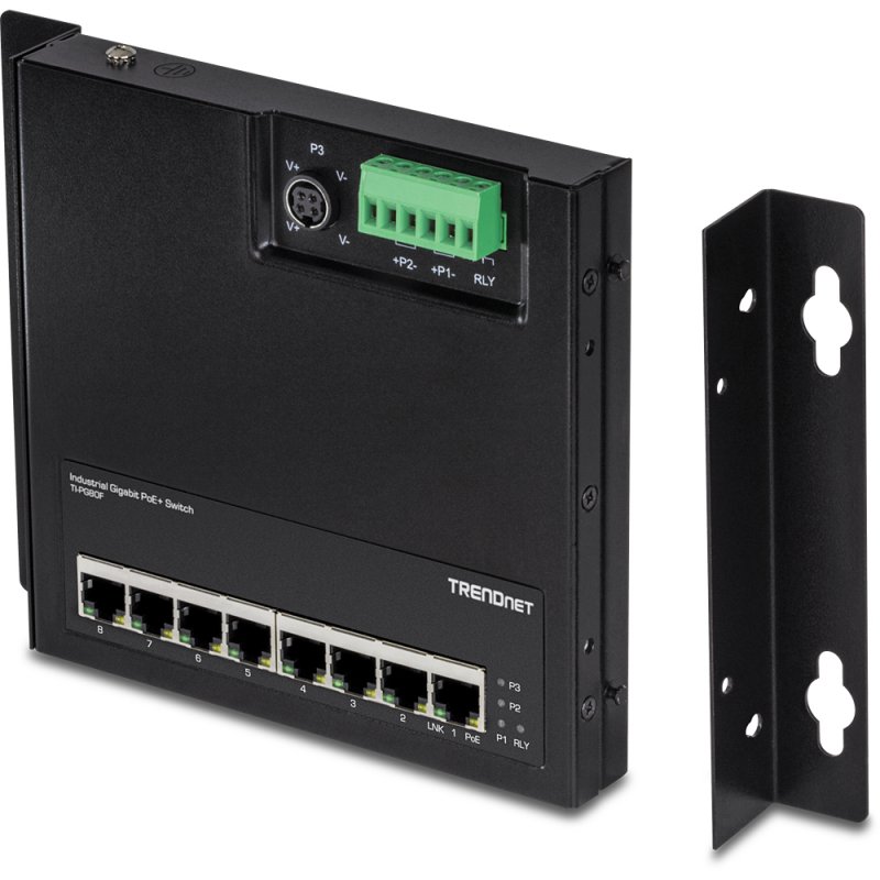 Trendnet TI-PG80F network switch Unmanaged Gigabit Ethernet (10/100/1000) Power over Ethernet (PoE)