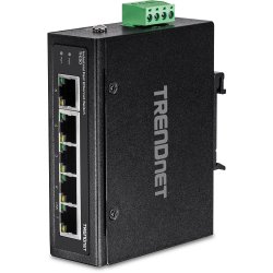 Trendnet TI-E50 commutateur réseau Non-géré Fast Ethernet (10/100) Noir