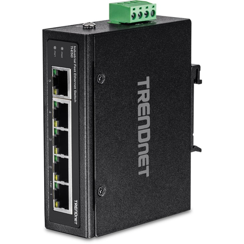 5-PORT IND.FAST ETH SWITCH DIN-RAIL
