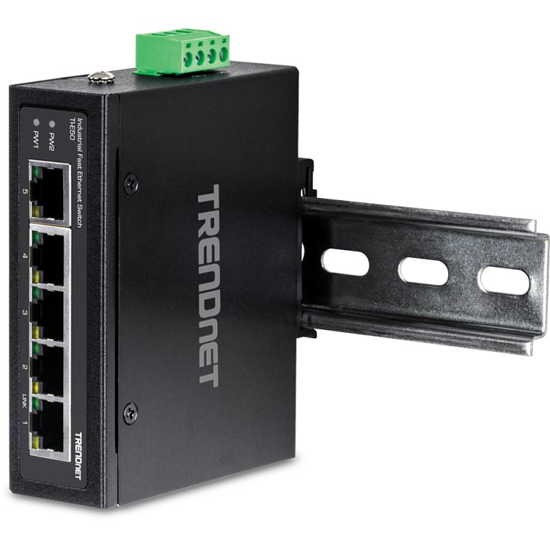 5-PORT IND.FAST ETH SWITCH DIN-RAIL