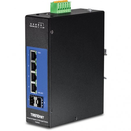 6-PORT IND.GB L2 MGD SWITCH DIN-RAIL
