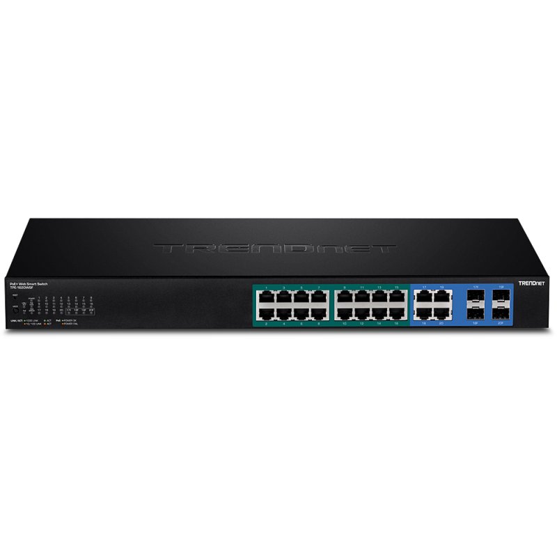 Trendnet TPE-1620WSF commutateur réseau Géré L2/L3 Gigabit Ethernet (10/100/1000) Connexion Ethernet, supportant l'al