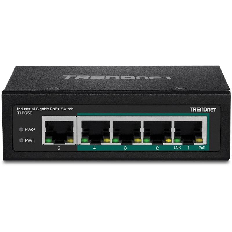 Trendnet TI-PG50 commutateur réseau Non-géré Gigabit Ethernet (10/100/1000) Connexion Ethernet, supportant l'alimenta