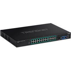 Trendnet TI-RP262i Géré L2 Gigabit Ethernet (10/100/1000) Connexion Ethernet, supportant l'alimentation via ce port (P