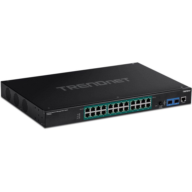 Trendnet TI-RP262i Géré L2 Gigabit Ethernet (10/100/1000) Connexion Ethernet, supportant l'alimentation via ce port (P