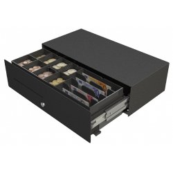MICRO SLIDEOUT CASH DRAWER RJ11 VERT. NOTES BLCK 24V EURO STERL