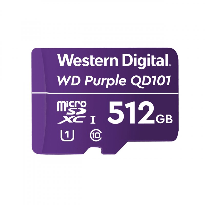 WD compatible Purple 512Go SC QD101 microSD