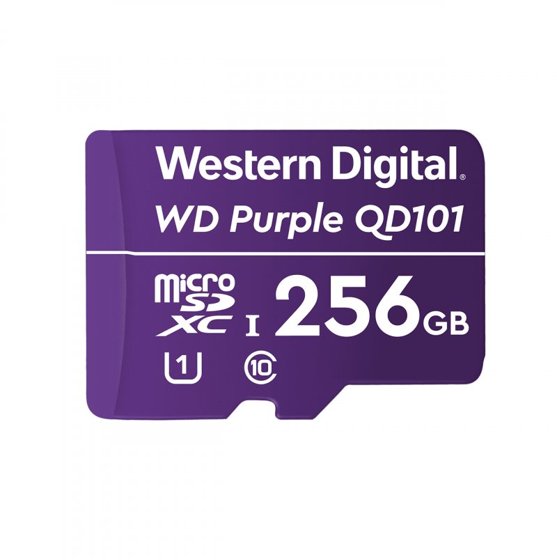 WD compatible Purple 256Go SC QD101 microSD