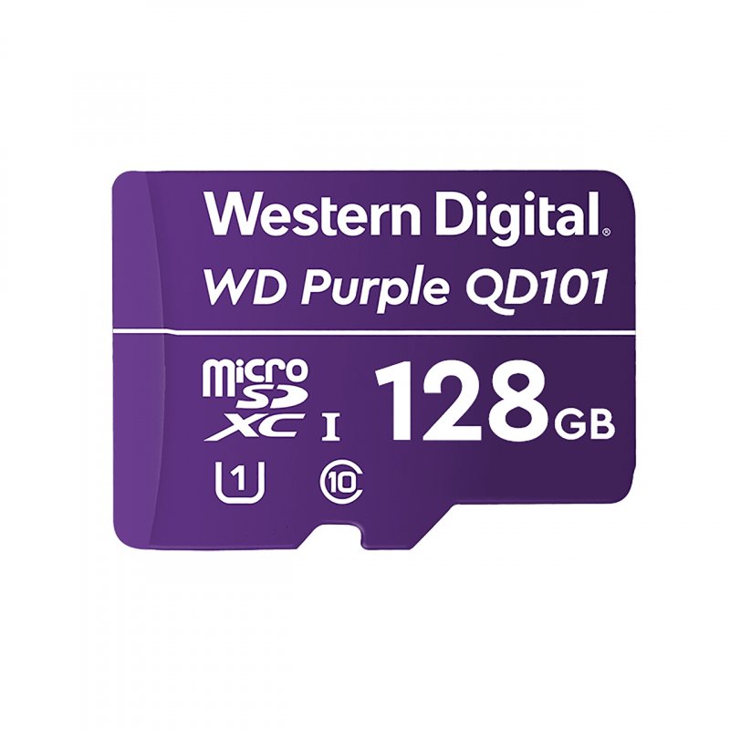 WD compatible PURPLE QD101 MICROSD 128GB 3YEAR WARRANTY