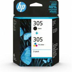 HP compatible 305 2-PACK TRI-COLOR/BLACK ORIGINAL INK CARTRIDGE