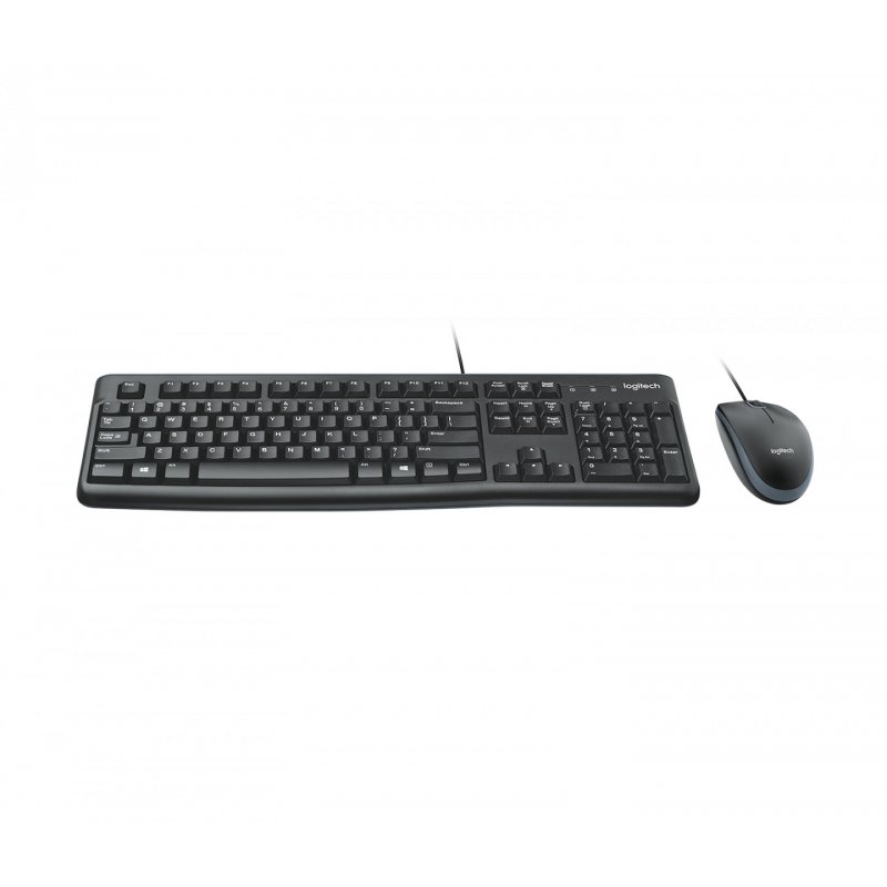 Logitech Desktop MK120 clavier Souris incluse USB QWERTY Anglais Noir