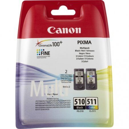 Canon Cartouche Encre PG-510/CL-511 (2970B011)