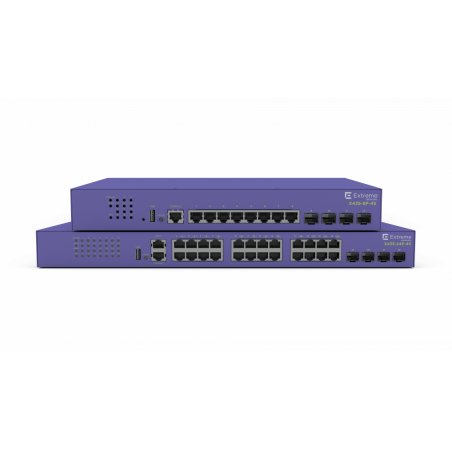 Extreme networks ExtremeSwitching X435 Managed Gigabit Ethernet (10/100/1000) Power over Ethernet (PoE) 1U Violet