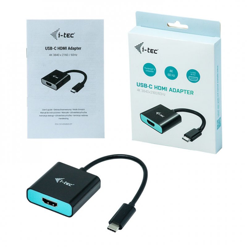 I-TEC USB-C HDMI ADAPTER 4K/60 I-TEC USB-C HDMI ADAPTER 4K/60