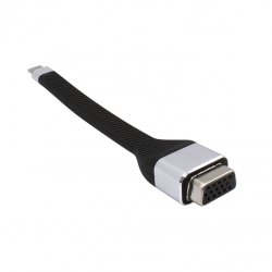 i-Tec USB-C Flat VGA Adapter - externer Videoadapter - Schwarz