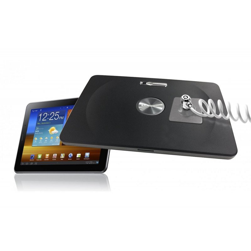 UNIVERSAL SECURITY CABLE LOCK T-BAR W/ SECURITY TRAP SILVER