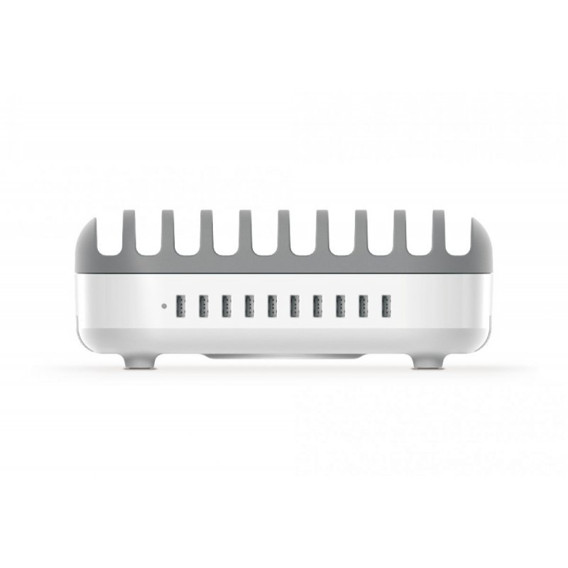 10PORTUSB CHARGIND DOCK STATION WHITE EU PLUGS