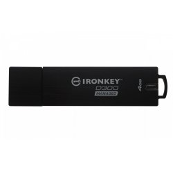 Kingston Technology IronKey D300 USB flash drive 4 GB USB Type-A 3.2 Gen 1 (3.1 Gen 1) Black