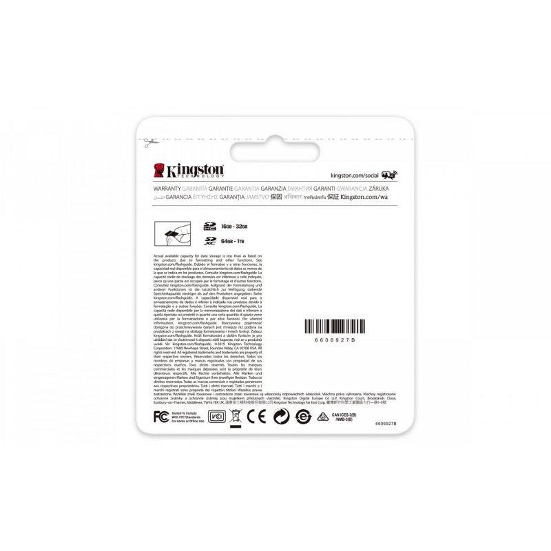 Kingston Technology Canvas Select Plus 64 Go SDXC UHS-I Classe 10