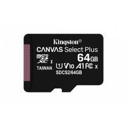 Kingston compatible Canvas Select Plus - Flash-Speicherkarte - 64 GB - microSDXC UHS-I