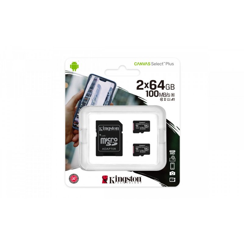 Kingston Technology Canvas Select Plus 64 GB SDXC UHS-I Class 10