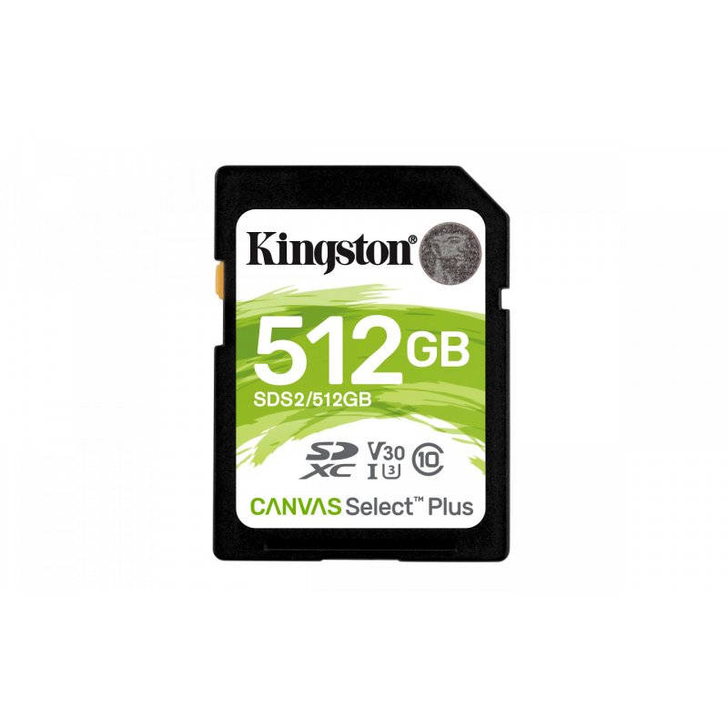 Kingston Technology Canvas Select Plus 512 Go SDXC UHS-I Classe 10