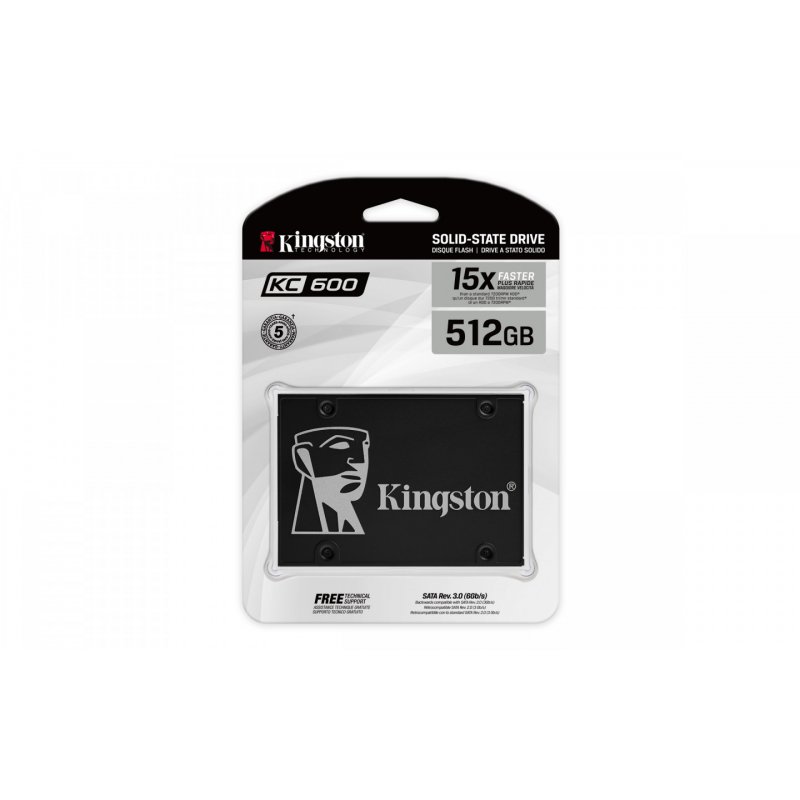 Kingston Technology KC600 2.5" 1.02 TB Serial ATA III 3D TLC