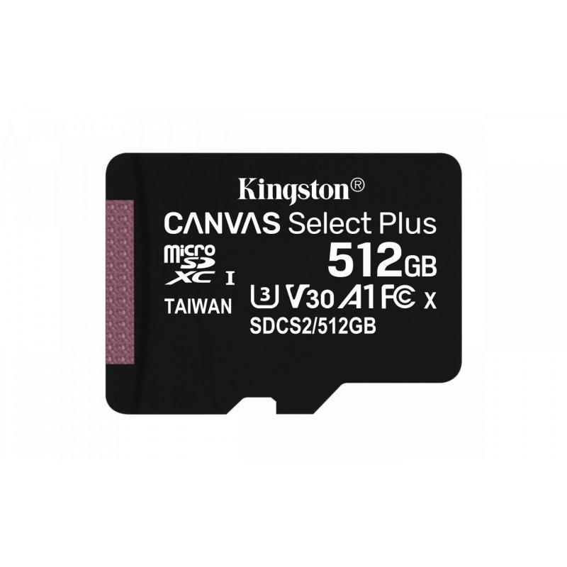 Kingston compatible Canvas Select Plus - Flash-Speicherkarte - 512 GB - SDXC UHS-I