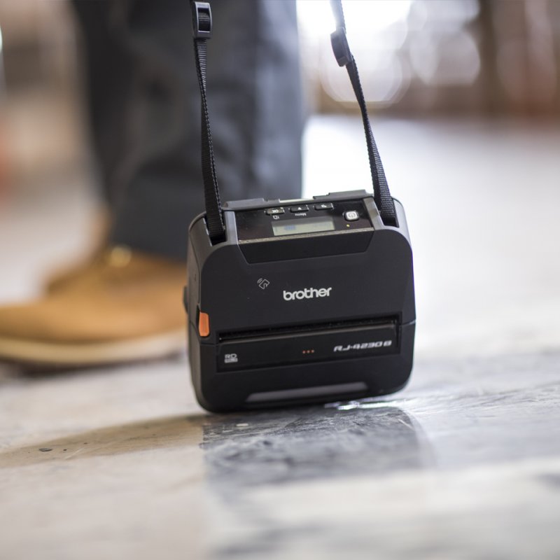 Brother compatible RuggedJet RJ-4250WB - Etikettendrucker - monochrom - direkt thermisch