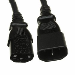 CABINET JUMPER POWER CORD 250 VAC 16A C14-C13 CONNECTORS
