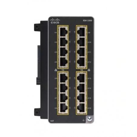 Cisco Catalyst IE3300 Géré L2 Gigabit Ethernet (10/100/1000) Noir