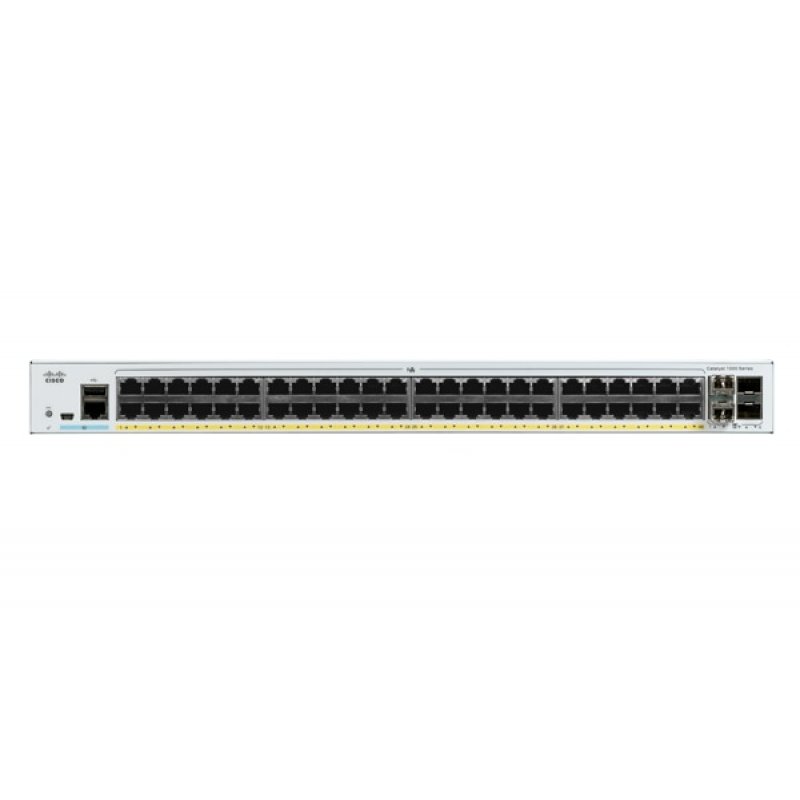 Cisco Catalyst C1000-48T-4X-L commutateur réseau Géré L2 Gigabit Ethernet (10/100/1000) Gris