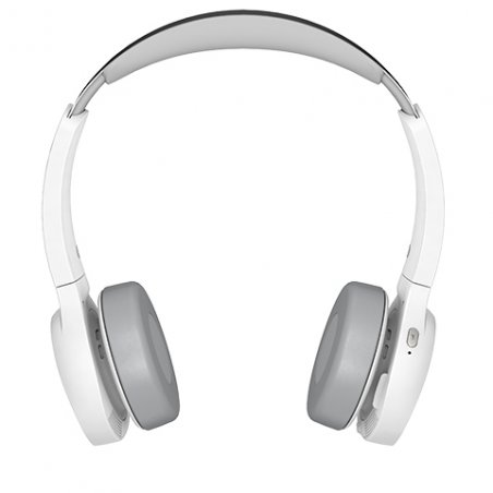 Cisco 730 Headphones Wired & Wireless Head-band Calls/Music Bluetooth Charging stand Platinum, White