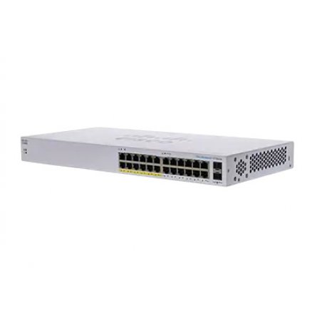 CBS110 UNMANAGED 24-PORT GE PARTIAL POE 2X1G SFP SHARED