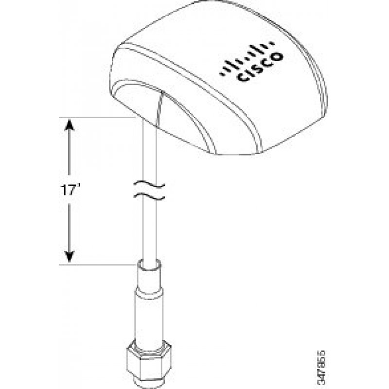 Cisco 4G Indoor/Outdoor Active GPS Antenna antenne Antenne directionnelle SMA 4 dBi