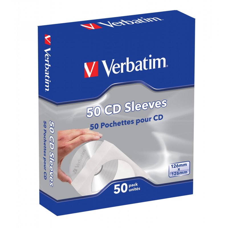 Verbatim Pack de 50 pochettes CD
