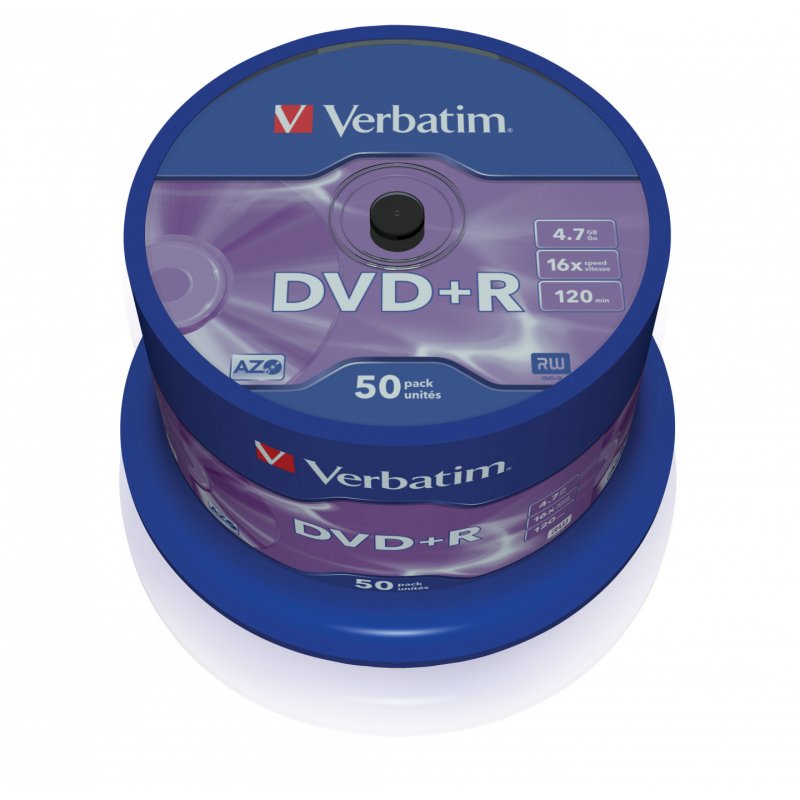 Verbatim compatible - DVD+R x 50 - 4.7 GB - Speichermedium