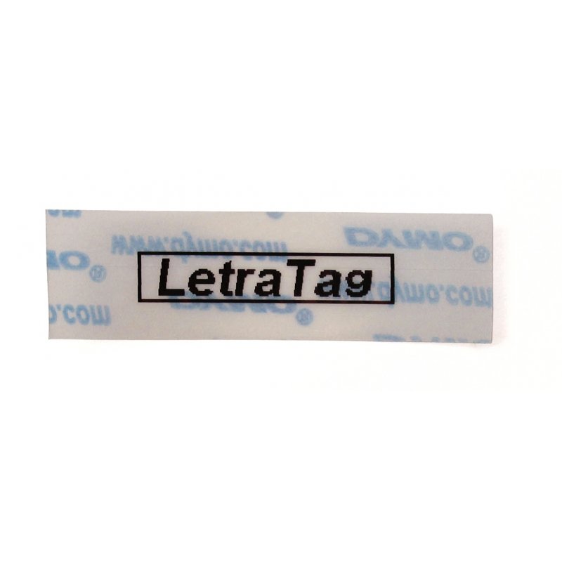 LETRATAG TAPE PLAST.CLEAR W.EU