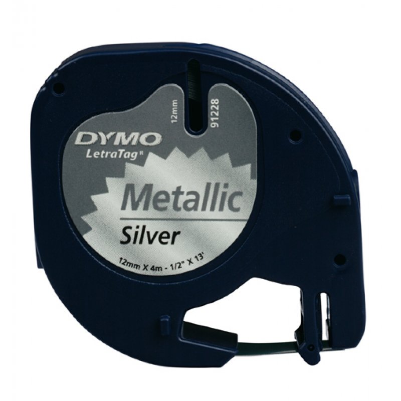 DYMO LetraTAG Ruban d'Étiquettes Métalliques