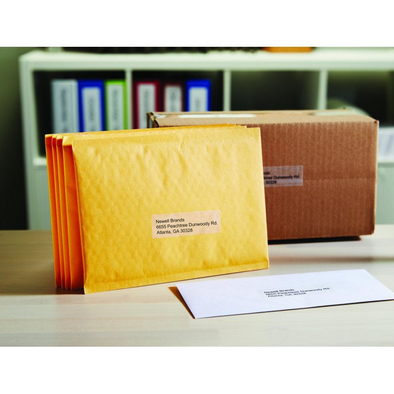 DYMO Etiquettes d'adresse LabelWriter, 89x 36mm, transparent