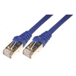 MCL Cable RJ45 Cat6 0.5m Blue networking cable