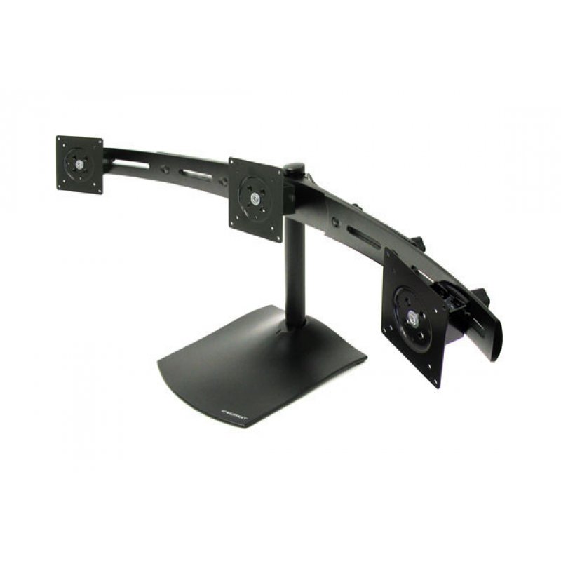 Ergotron DS Series DS100 Triple Monitor Desk Stand 53.3 cm (21") Black